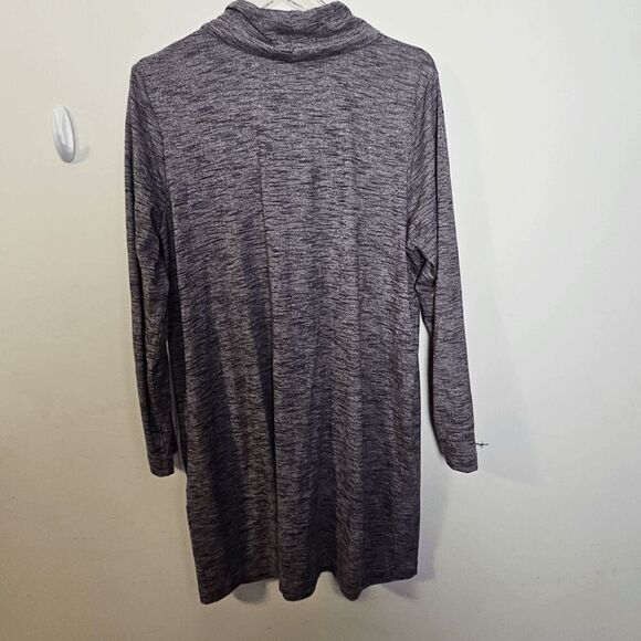 Pure Jill by J. Jill Cowl Neck Tunic Sweater Knit Dress Large Pockets Knee Lengt - Picture 4 of 4